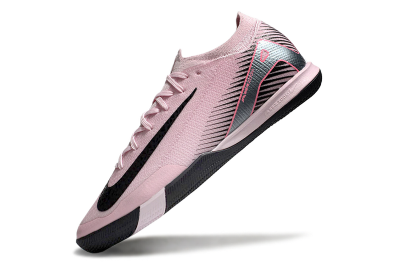 CHUTEIRA NIKE AIR ZOOM MERCURIAL VAPOR 16 ELITE FUTSAL - ROSA E PRETA