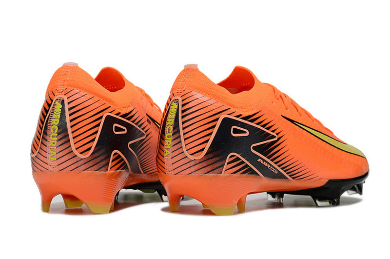 CHUTEIRA NIKE AIR ZOOM MERCURIAL VAPOR 16 ELITE CAMPO - LARANJA E AMARELA