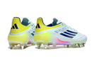 ADIDAS F50 ELITE TRAVA MISTA "OLYMPIC BOOT" - BRANCA E COLORIDA