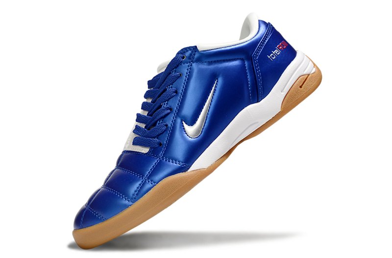 CHUTEIRA NIKE TOTAL 90 III FUTSAL - AZUL E BRANCA