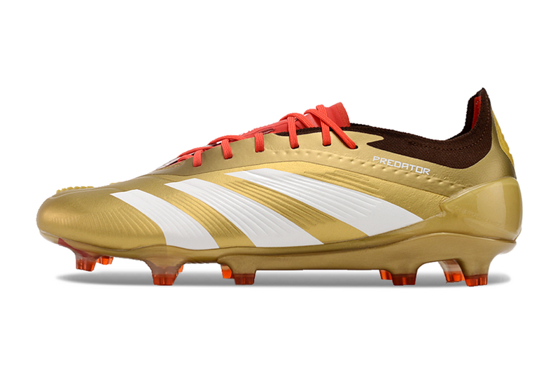 ADIDAS PREDATOR 24 ELITE CAMPO - DOURADA E BRANCA