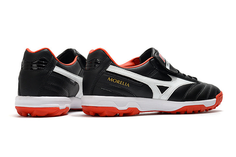 CHUTEIRA MIZUNO MORELIA II SOCIETY - PREATA, BRANCA E VERMELHA