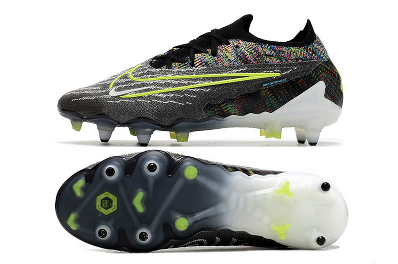 CHUTEIRA NIKE GX ELITE TRAVA MISTA FIXA - PRETA E VERDE