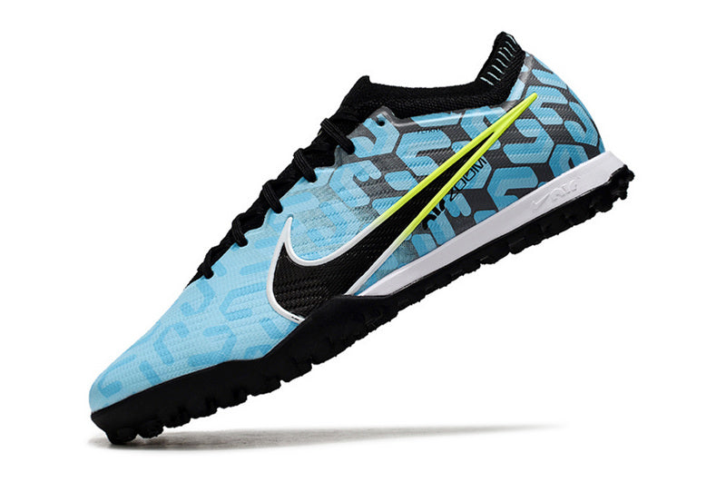 CHUTEIRA NIKE MERCURIAL AIR ZOOM VAPOR 15 ELITE SOCIETY - AZUL E PRETA