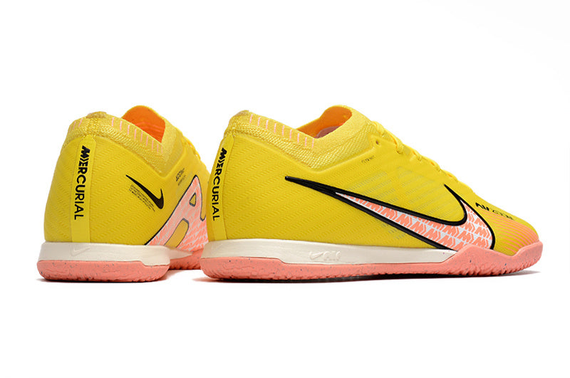 CHUTEIRA NIKE AIR ZOOM MERCURIAL VAPOR 15 ELITE FUTSAL "LUCENT" - AMARELA E LARANJA