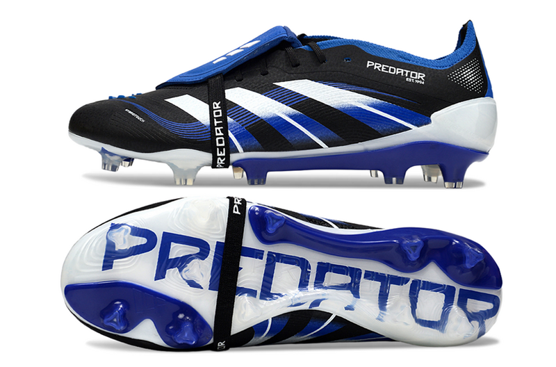 ADIDAS PREDATOR 25 FT ELITE CAMPO - PRETA E AZUL