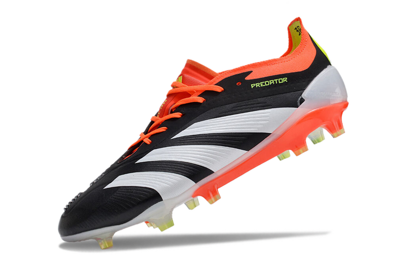 ADIDAS PREDATOR 24 ELITE CAMPO "SOLAR ENERGY" - LARANJA E BRANCA