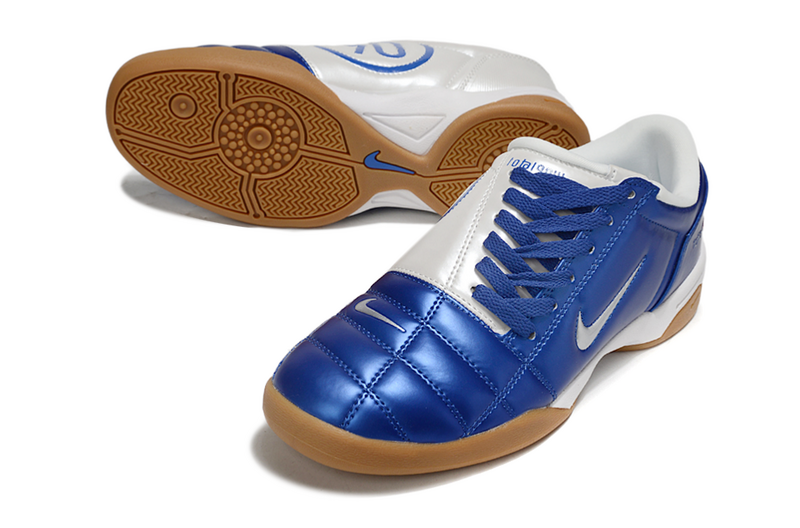 CHUTEIRA NIKE TOTAL 90 III FUTSAL - AZUL E BRANCA