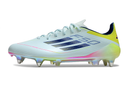 ADIDAS F50 ELITE TRAVA MISTA "OLYMPIC BOOT" - BRANCA E COLORIDA