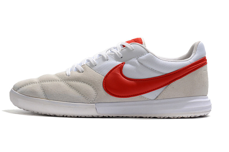 CHUTEIRA NIKE PREMIER II SALA FUTSAL - BRANCA E VERMELHA