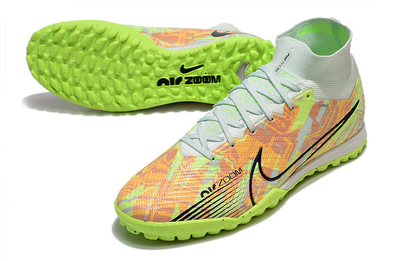 CHUTEIRA NIKE MERCURIAL AIR ZOOM SUPERFLY 9 ELITE SOCIETY "BONDED" - VERDE