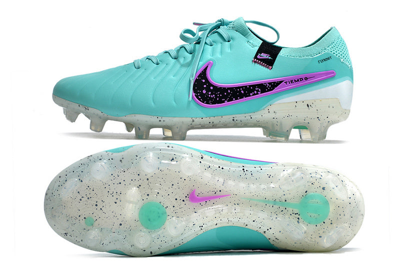 CHUTEIRA NIKE TIEMPO LEGEND 10 ELITE CAMPO - AZUL CLARO