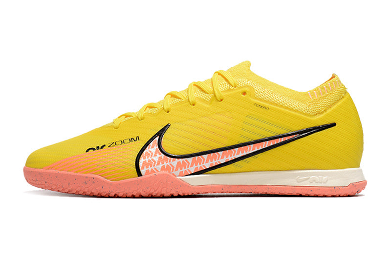 CHUTEIRA NIKE AIR ZOOM MERCURIAL VAPOR 15 ELITE FUTSAL "LUCENT" - AMARELA E LARANJA