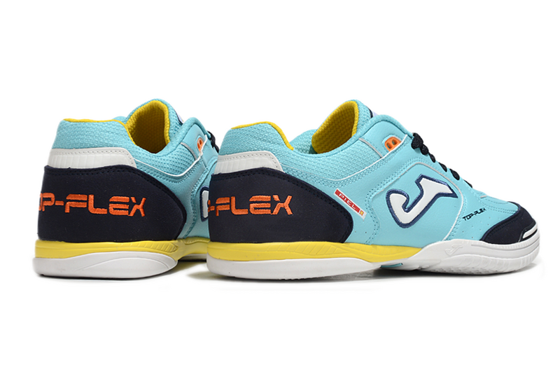 CHUTEIRA JOMA TOP FLEX FUTSAL - AZUL E PRETA