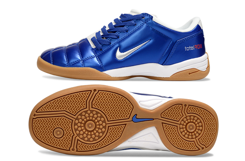 CHUTEIRA NIKE TOTAL 90 III FUTSAL - AZUL E BRANCA