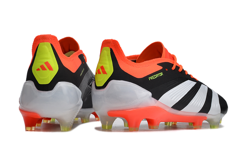 ADIDAS PREDATOR 24 ELITE CAMPO "SOLAR ENERGY" - LARANJA E BRANCA