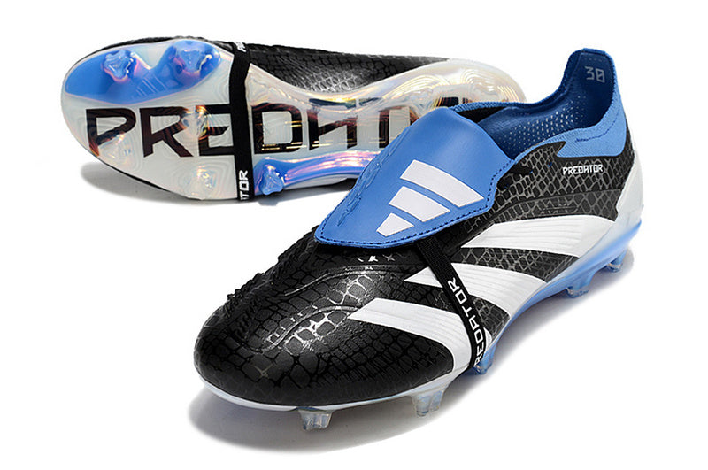 ADIDAS PREDATOR 24 FT ELITE CAMPO ''STELLAR ICON'' - PRETA E AZUL