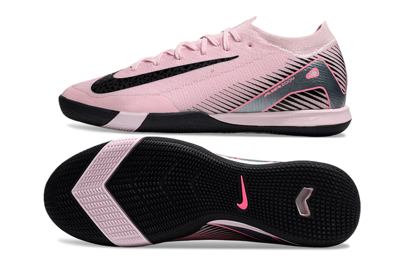 CHUTEIRA NIKE AIR ZOOM MERCURIAL VAPOR 16 ELITE FUTSAL - ROSA E PRETA