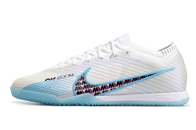 CHUTEIRA NIKE AIR ZOOM MERCURIAL VAPOR 15 ELITE FUTSAL "BLAST" - BRANCA E AZUL