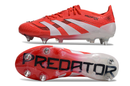 ADIDAS PREDATOR 25 ELITE TRAVA MISTA "PURE VICTORY" - VERMELHA E BRANCA