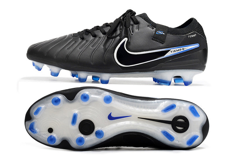 CHUTEIRA NIKE TIEMPO LEGEND 10 ELITE CAMPO "SHADOW" - PRETA