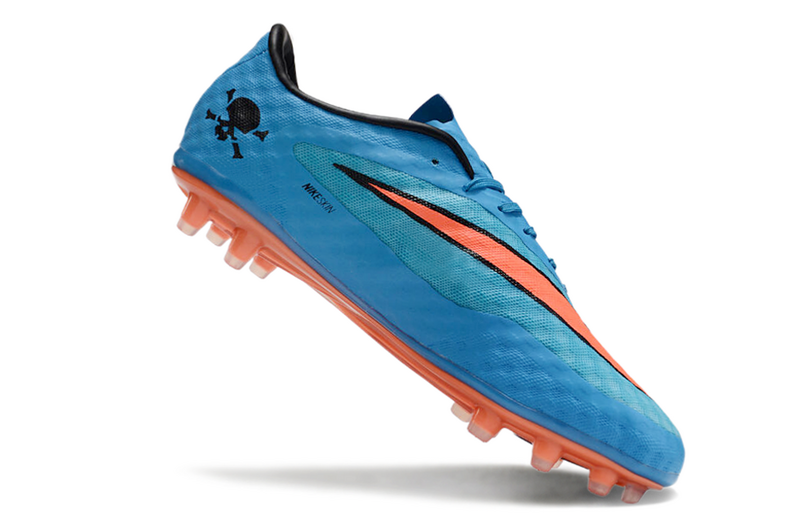 CHUTEIRA NIKE HYPERVENOM ELITE CAMPO - AZUL E LARANJA
