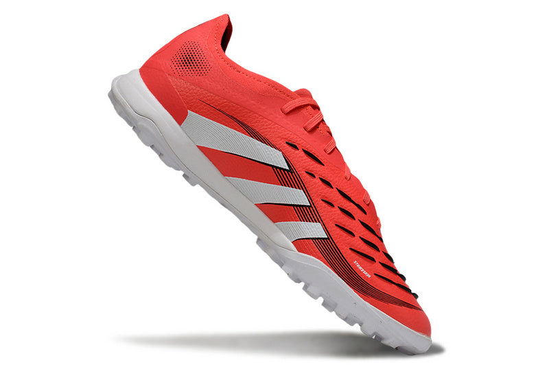 CHUTEIRA ADIDAS PREDATOR 25 ELITE SOCIETY "PURE VICTORY" - VERMELHA E BRANCA