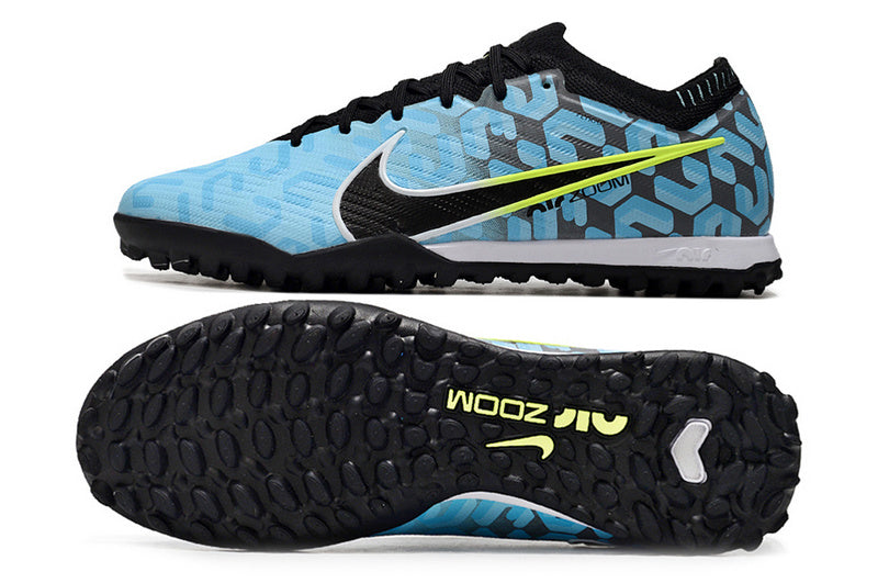CHUTEIRA NIKE MERCURIAL AIR ZOOM VAPOR 15 ELITE SOCIETY - AZUL E PRETA