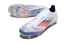 ADIDAS F50 LACELASS ELITE TRAVA MISTA "ADVACEMENT" - BRANCA E COLORIDA
