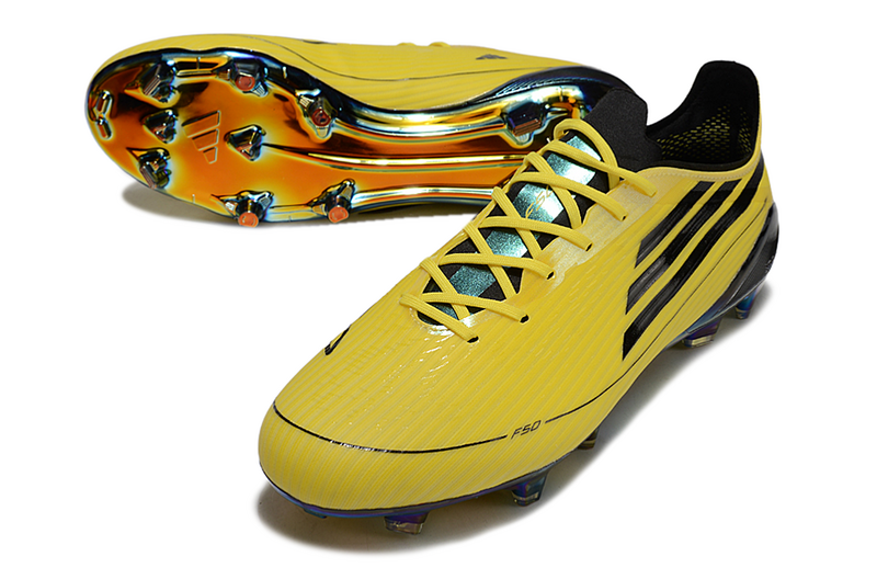 CHUTEIRA ADIDAS F50 ELITE CAMPO - AMARELA E PRETA