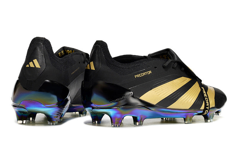 ADIDAS PREDATOR 24 FT ELITE CAMPO ''DAY SPARK'' - PRETA E DOURADA
