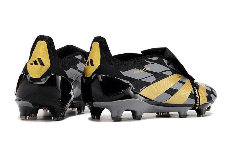 ADIDAS PREDATOR 24 FT ELITE CAMPO - PRETA E DOURADA