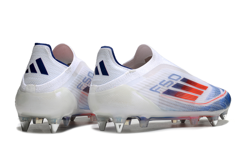 ADIDAS F50 LACELASS ELITE TRAVA MISTA "ADVACEMENT" - BRANCA E COLORIDA