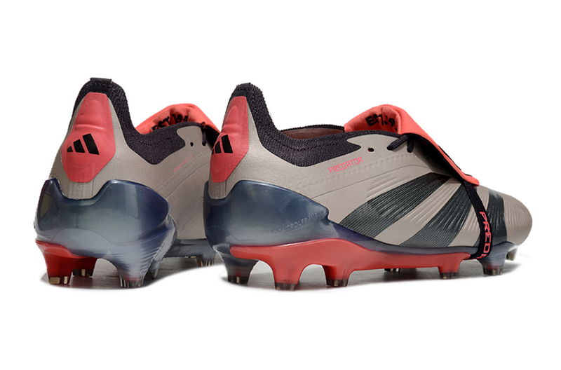ADIDAS PREDATOR 24 FT ELITE CAMPO "VIVID HORIZON" - CINZA E LARANJA