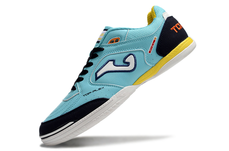 CHUTEIRA JOMA TOP FLEX FUTSAL - AZUL E PRETA