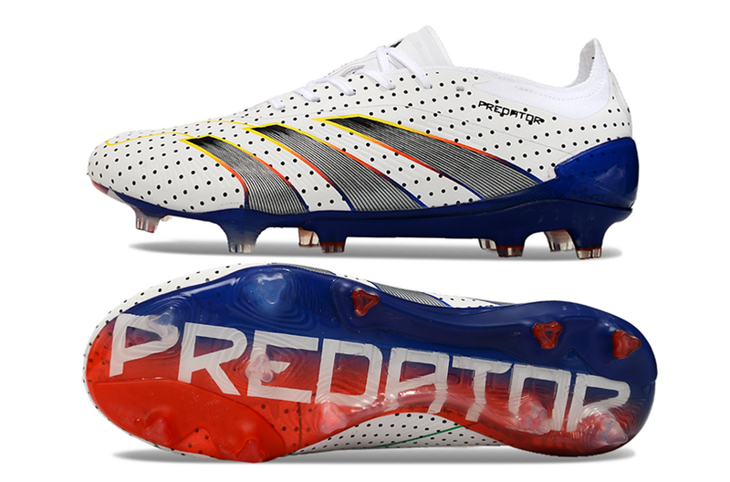 ADIDAS PREDATOR 24 ELITE CAMPO - BRANCA E AZUL