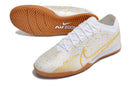 CHUTEIRA NIKE AIR ZOOM MERCURIAL VAPOR 15 ELITE FUTSAL - BRANCA E DOURADA