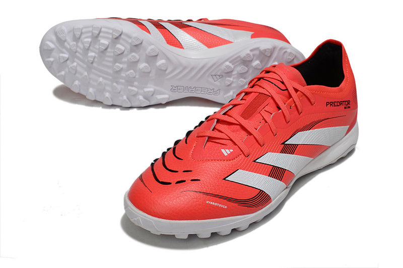 CHUTEIRA ADIDAS PREDATOR 25 ELITE SOCIETY "PURE VICTORY" - VERMELHA E BRANCA