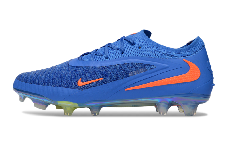CHUTEIRA NIKE PHANTOM 6 ELITE CAMPO - AZUL E LARANJA