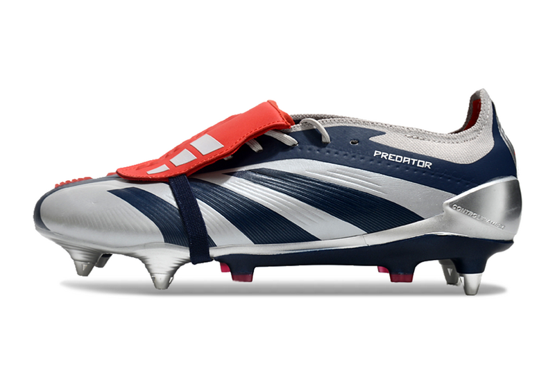 ADIDAS PREDATOR 24 FT ELITE TRAVA MISTA "ROTEIRO" PRATA E AZUL