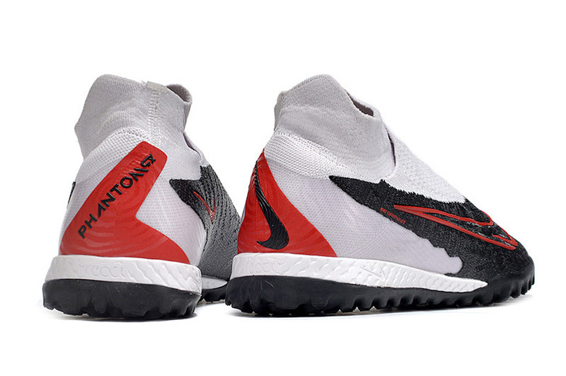 CHUTEIRA NIKE PHANTOM GX DYNAMIC FIT ELITE SOCIETY - PRETA, BRANCA E VERMELHA