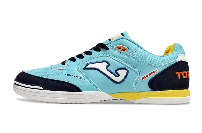 CHUTEIRA JOMA TOP FLEX FUTSAL - AZUL E PRETA
