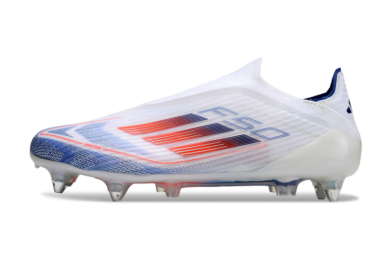 ADIDAS F50 LACELASS ELITE TRAVA MISTA "ADVACEMENT" - BRANCA E COLORIDA