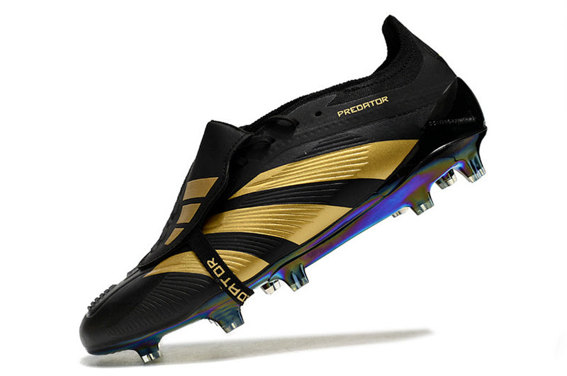 ADIDAS PREDATOR 24 FT ELITE CAMPO ''DAY SPARK'' - PRETA E DOURADA