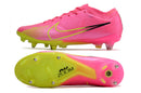 CHUTEIRA NIKE AIR ZOOM MERCURIAL VAPOR 15 ELITE TRAVA MISTA FIXA "LUMINOUS" - ROSA E AMARELA