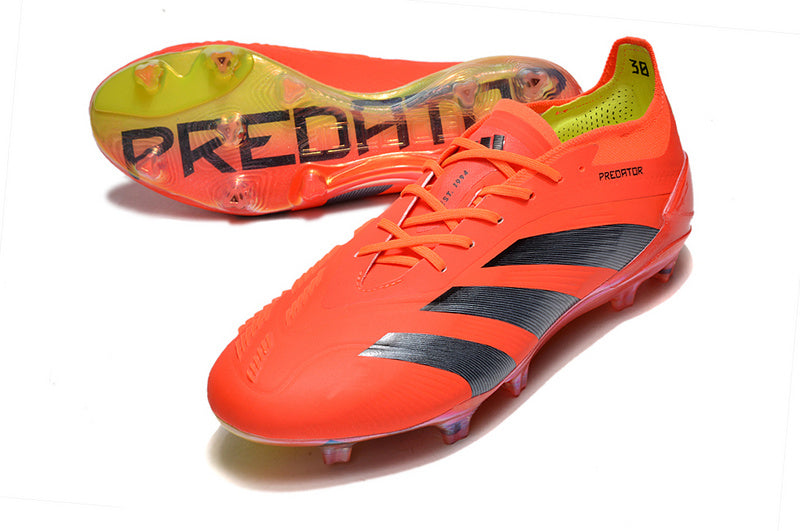 ADIDAS PREDATOR 24 ELITE CAMPO "PREDSTRIKE" - LARANJA E CINZA
