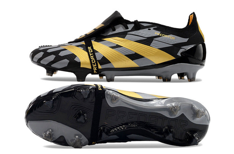 ADIDAS PREDATOR 24 FT ELITE CAMPO - PRETA E DOURADA