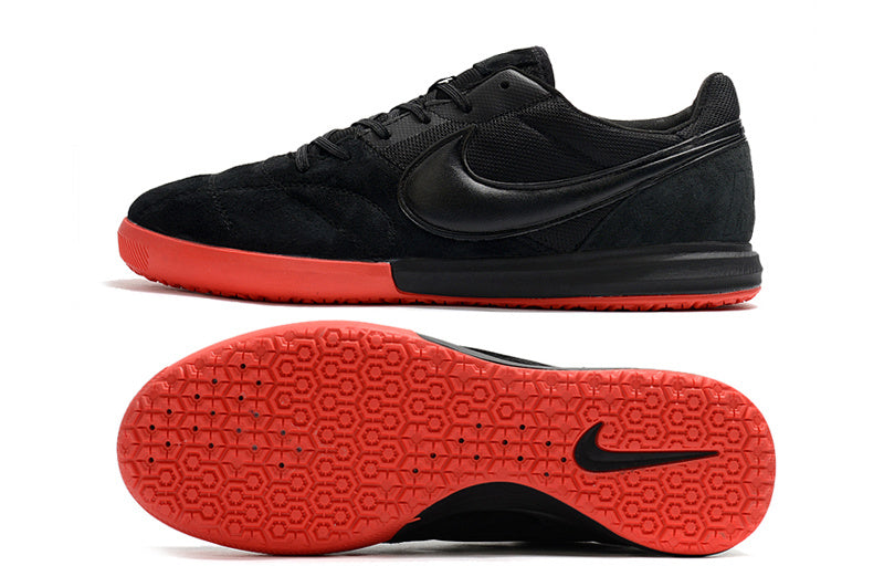 CHUTEIRA NIKE PREMIER II SALA FUTSAL - PRETA E VERMELHA