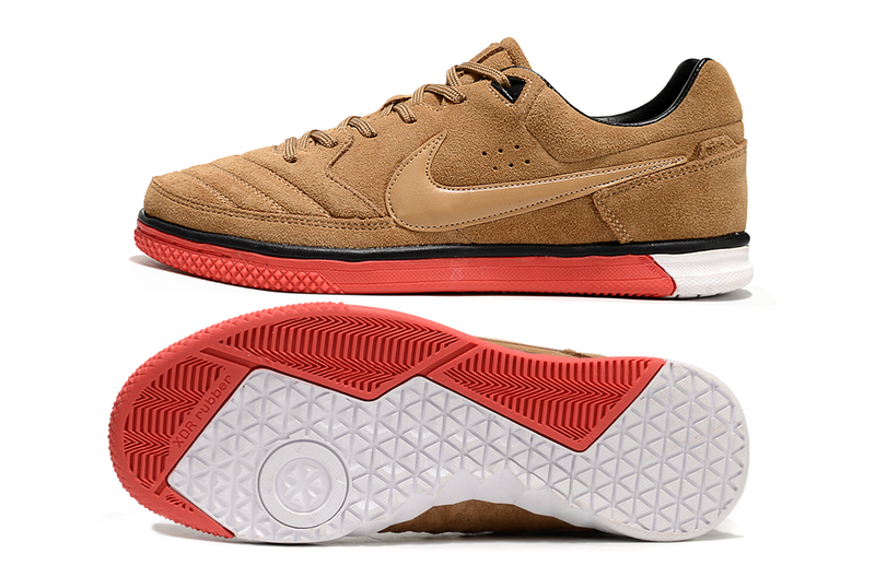 CHUTEIRA NIKE GATO FUTSAL - MARROM