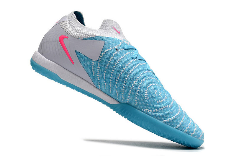 CHUTEIRA NIKE PHANTOM GX II ELITE FUTSAL - BRANCA E AZUL